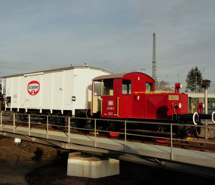 Ein Zug aus dem Lernort Ehemaligs Bahnbetriebswerk Bielefeld