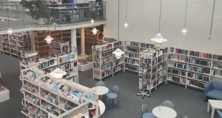 Blick in die Stadtbücherei Wermelskirchen