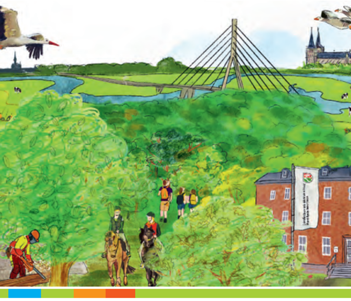Illustration des Regionalforstamtes Niederrhein 