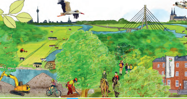 Illustration des Regionalforstamtes Niederrhein 