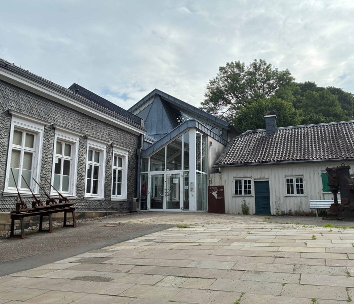 Innenhof des Deutschen Werzeugmuseums und Historischen Zentrums der Stadt Remscheid