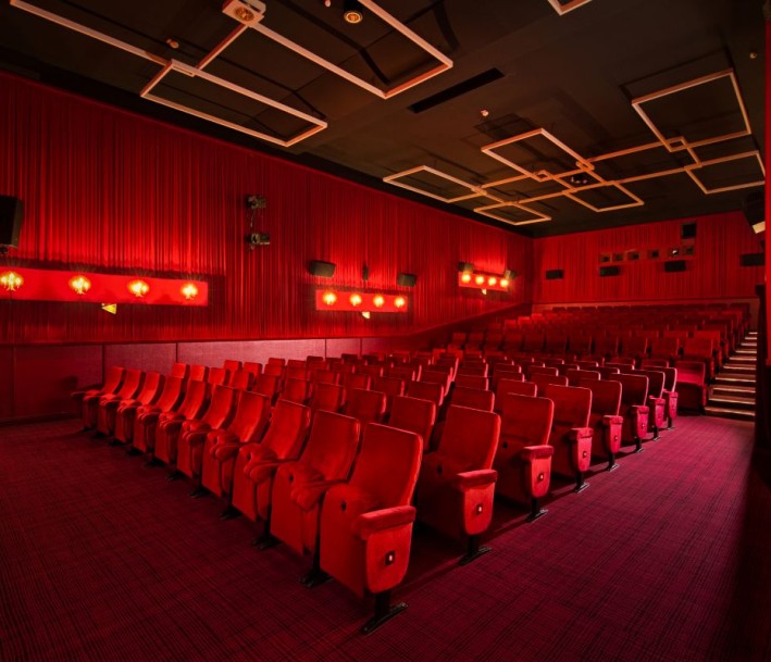 Kinosaal im Lernort filmforum in Duisburg 