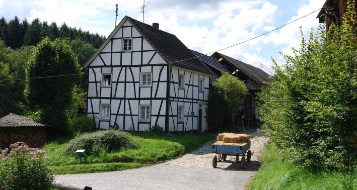 Altes Fachwerkhaus im Freilichtmuseum Lindlar