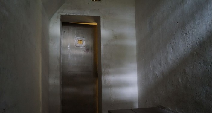 Blick in eine der Arrestzellen, Foto: Patrick Führer