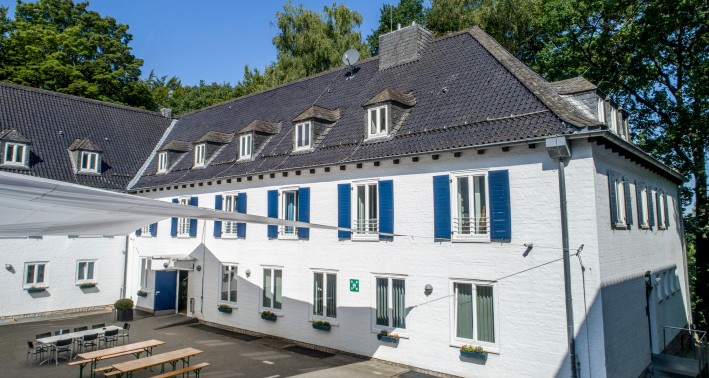 Außenansicht der Jugendherberge Aachen